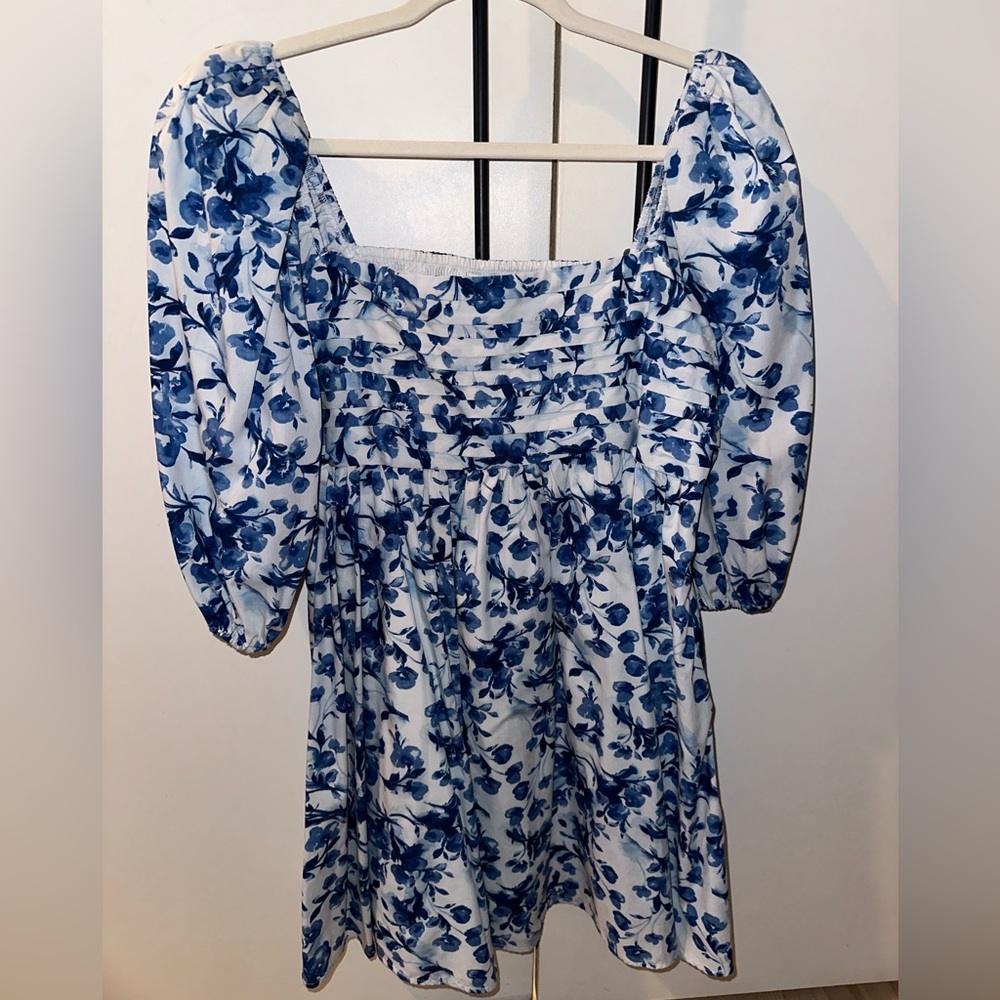 Abercrombie & Fitch Blue Floral Dress